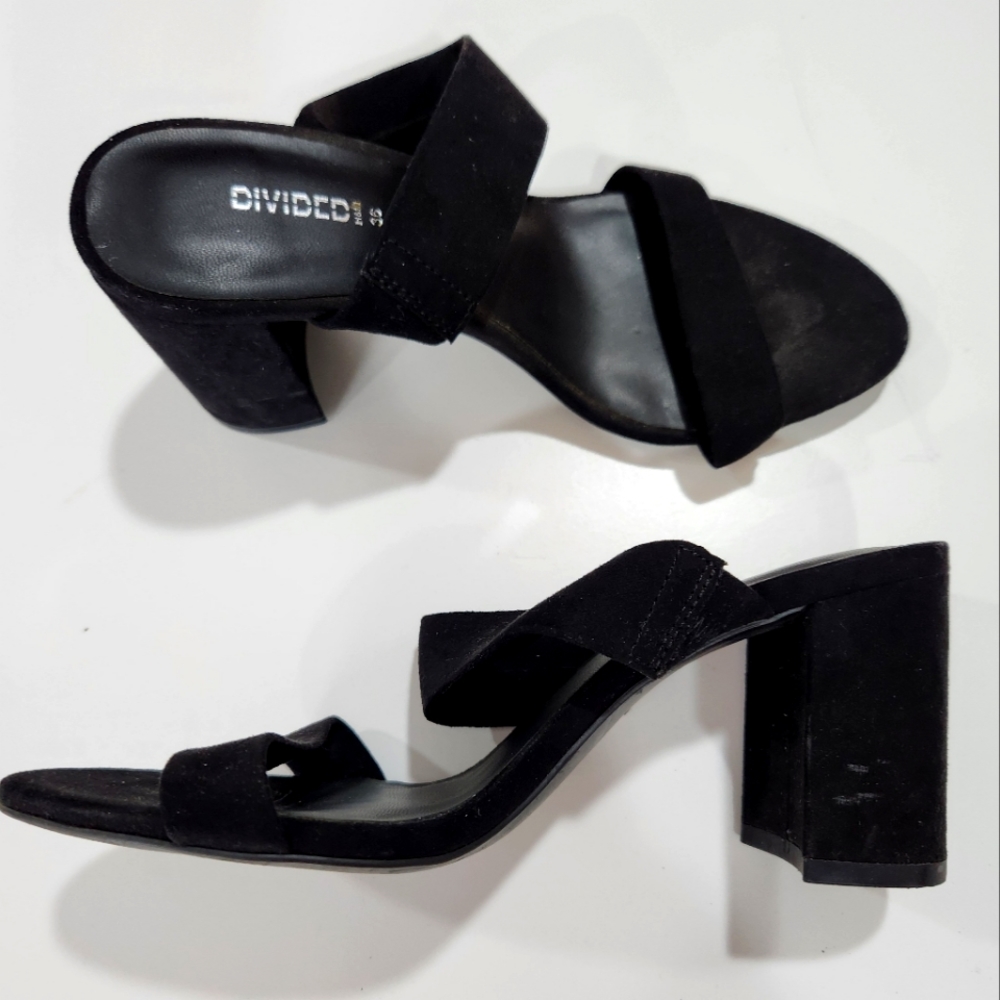 H&M Divided slip om block heels